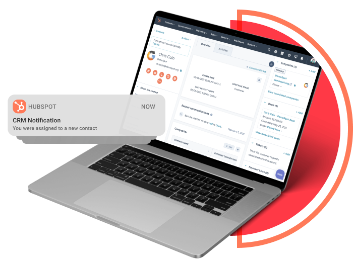 hubspot-interface-crm-contact-detail