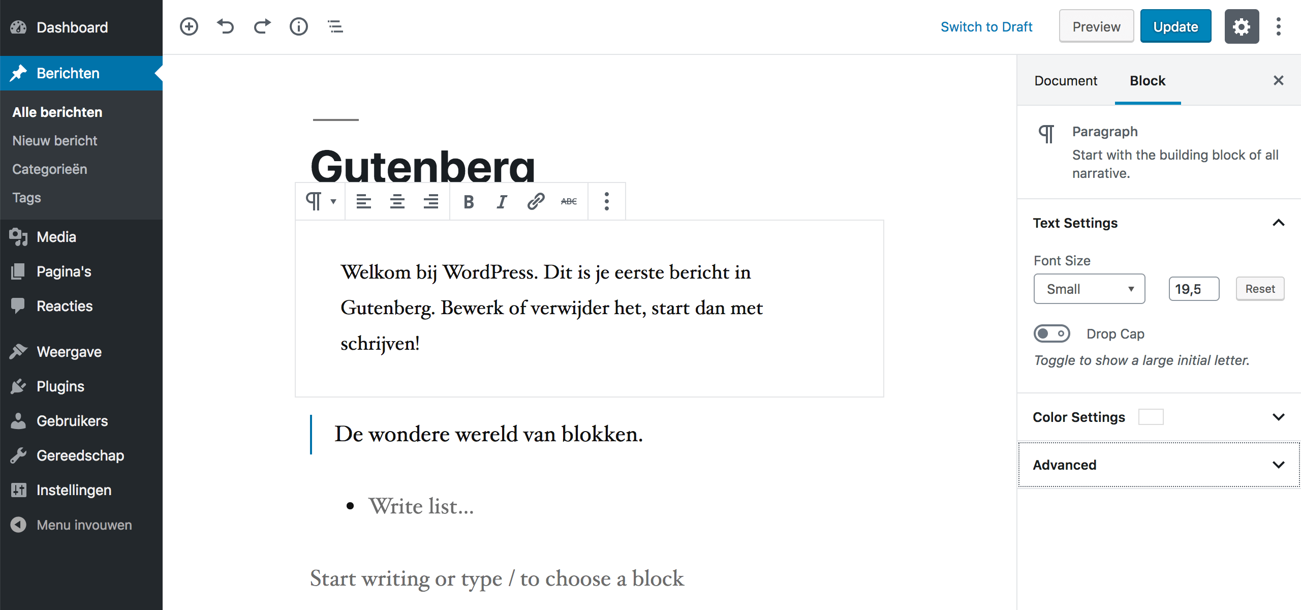 gutenberg-editor-wordpress
