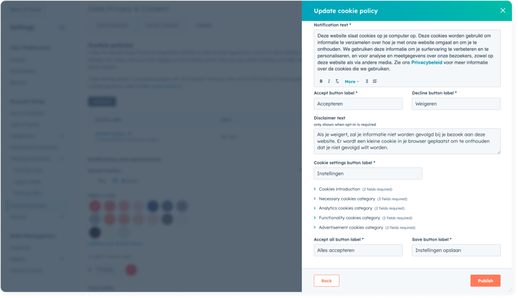 hubspot-cookie-types