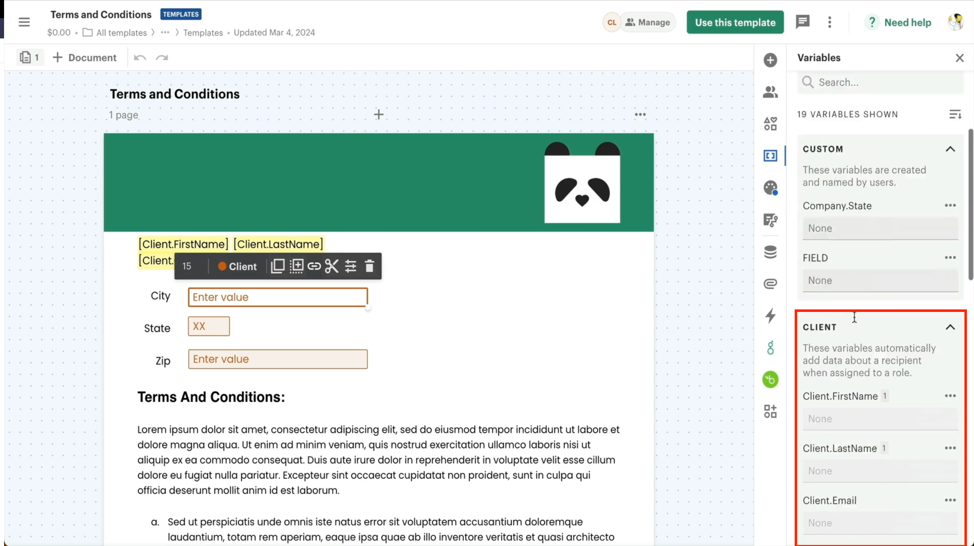 Screenshot line items HubSpot